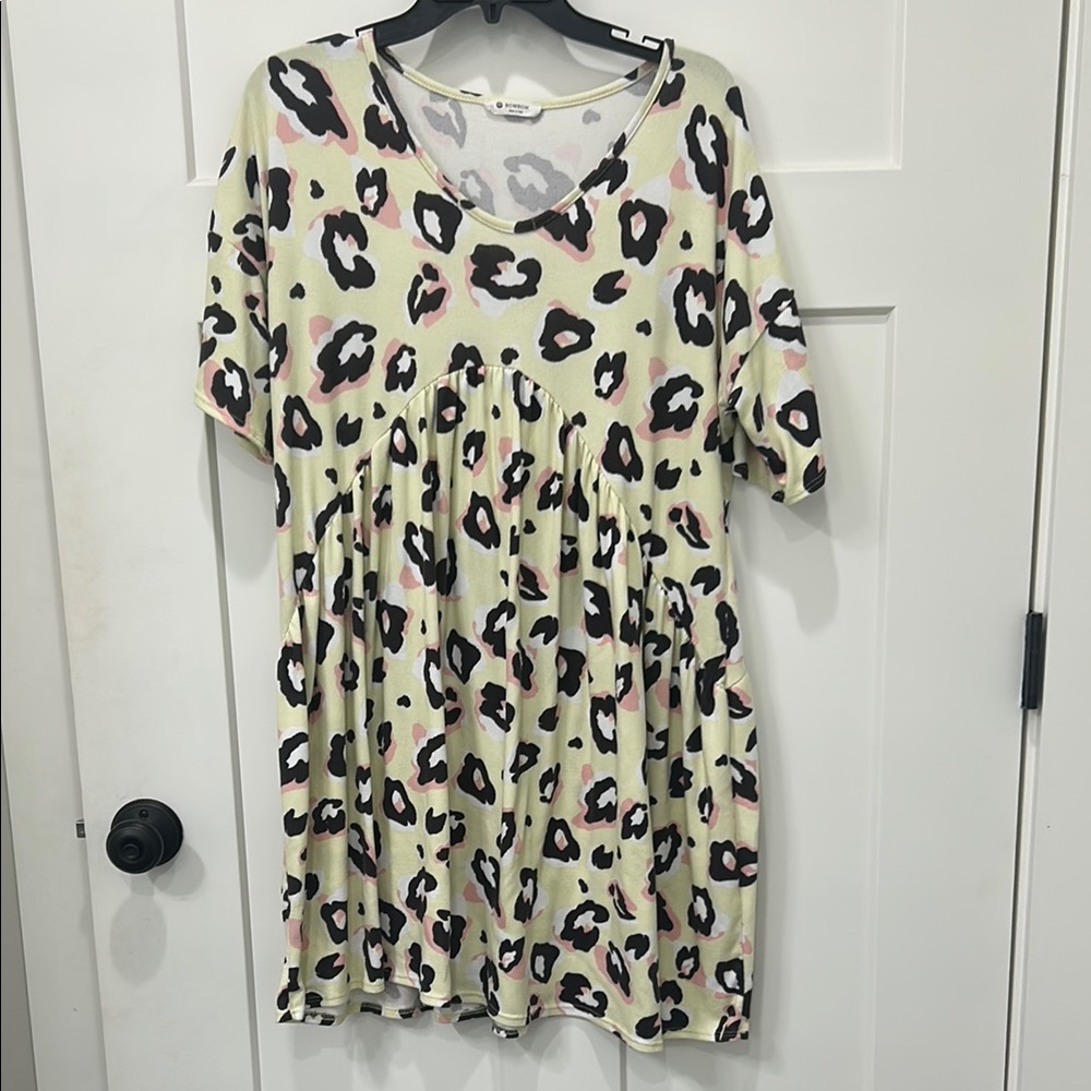 Stylish Leopard Print Dress